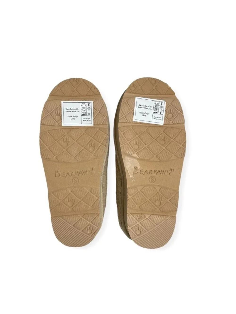 BEARPAW Slip-On Snuggle Youth Size 3